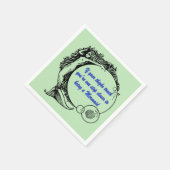Serviette En Papier Vous êtes une Sirène (Coin)