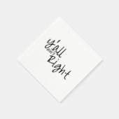 Serviette En Papier Vous n'avez pas raison (Coin)