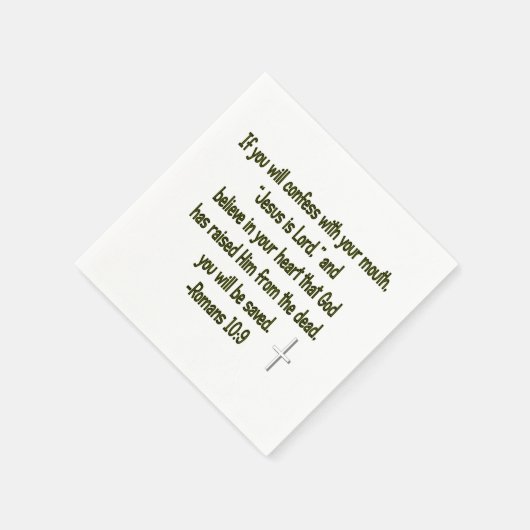 Serviette En Papier Vous Serez Épargné (Coin)