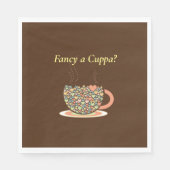 Serviette En Papier Vous voulez un Cuppa ? Thé, c'est ça. (Devant)