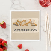 Serviette En Papier Vowels AEIOU (En situation)