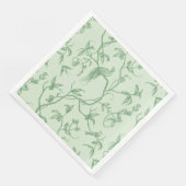 Serviette En Papier Voyage au Château Peacock Green (Coin)