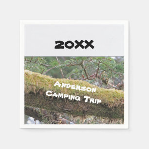 Serviette En Papier Voyage de camping en famille annuel Vacances en pl