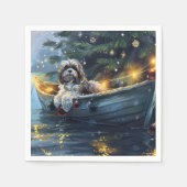 Serviette En Papier Voyage festif de Noël Havanais (Devant)