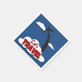 Serviette En Papier Voyageons (Coin)