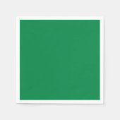 Serviette En Papier Vrai Vert, couleur vive (Devant)