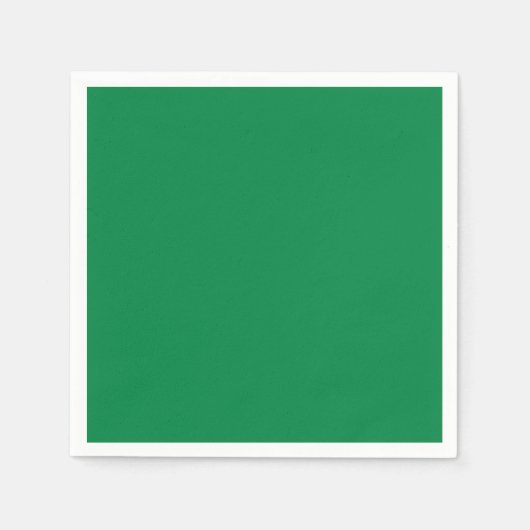 Serviette En Papier Vrai Vert, couleur vive (Devant)