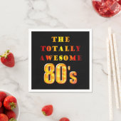 Serviette En Papier Vraiment génial 80s Cocktail Napkin (En situation)