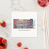 Serviette En Papier Vraiment Georgetown (En situation)