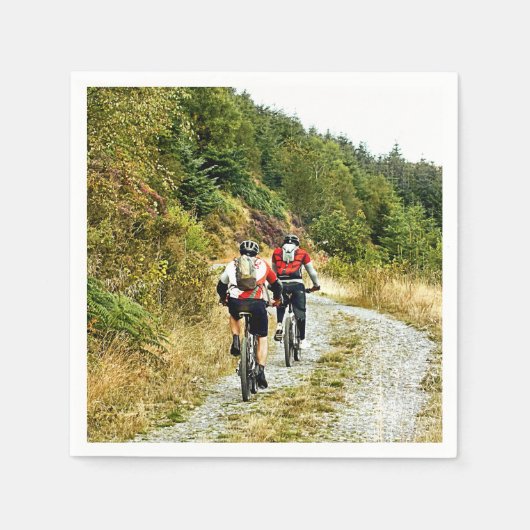 SERVIETTE EN PAPIER VTT (Devant)