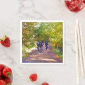 SERVIETTE EN PAPIER VTT (En situation)