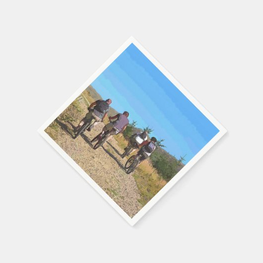 SERVIETTE EN PAPIER VTT (Coin)