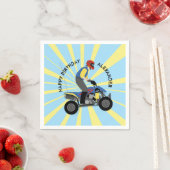 SERVIETTE EN PAPIER VTT (En situation)