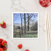 Serviette En Papier Vue Baie Morecambe (En situation)