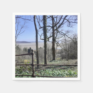 Serviette En Papier Vue Baie Morecambe