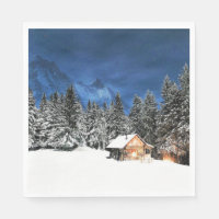 Vue de la montagne du Cabine du journal
