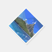 Serviette En Papier Vue sur les montagnes canadiennes (Coin)