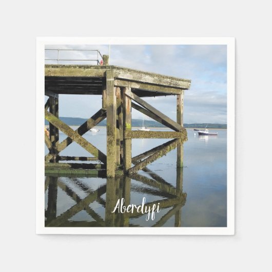 SERVIETTE EN PAPIER VUES DES ALLES (Devant)