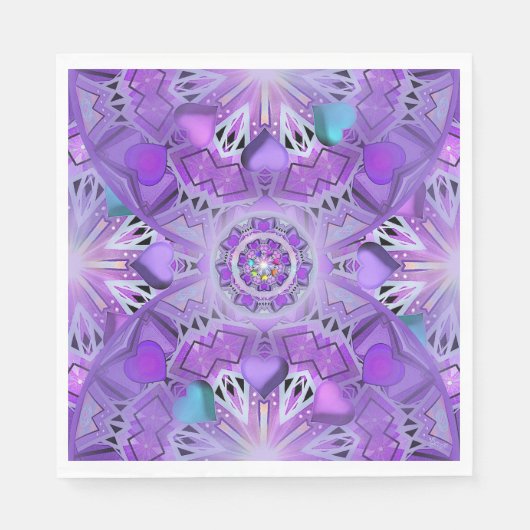 Serviette En Papier W2 pourpre (Devant)