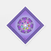 Serviette En Papier W2 pourpre (Coin)