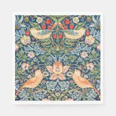 Serviette En Papier W Morris fraise Thipe Papier Napkin (Devant)