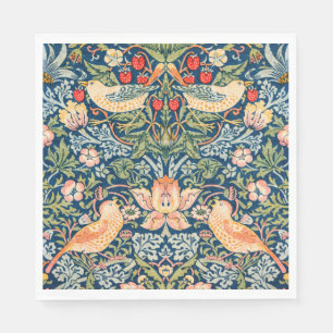 Serviette En Papier W Morris fraise Thipe Papier Napkin
