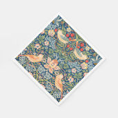 Serviette En Papier W Morris fraise Thipe Papier Napkin (Coin)