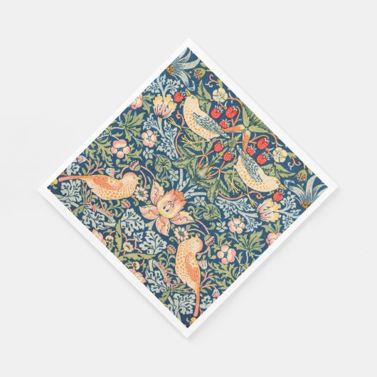 Serviette En Papier W Morris fraise Thipe Papier Napkin (Coin)