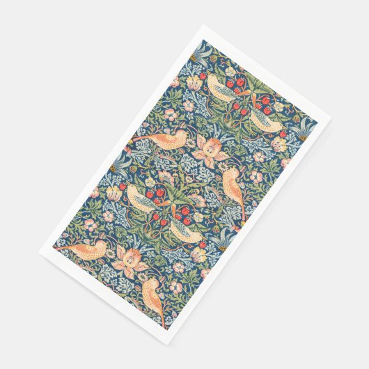 Serviette En Papier W Morris Strawberry Thief (Coin)