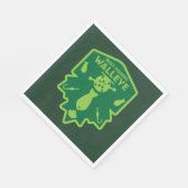 Serviette En Papier Walleye Fishing Canada (Coin)