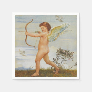 Serviette En Papier Walter Crane Cupid à l'arc Art vintage
