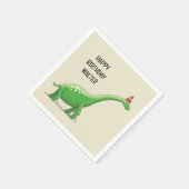 Serviette En Papier Walter le Dinosaur (Coin)