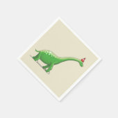 Serviette En Papier Walter le Dinosaur (Coin)