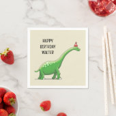 Serviette En Papier Walter le Dinosaure (En situation)
