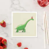 Serviette En Papier Walter le Dinosaure (En situation)