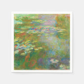 Serviette En Papier Water Lilies by Claude Monet (Devant)