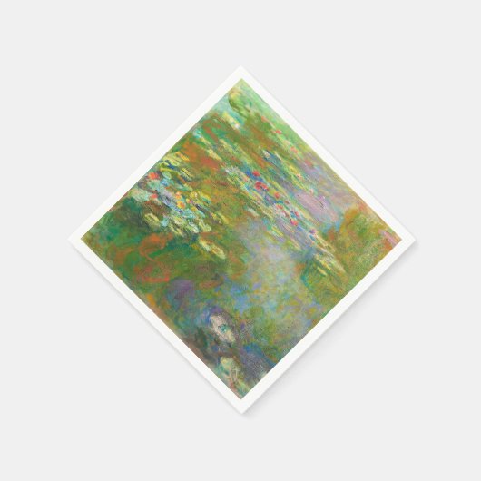 Serviette En Papier Water Lilies by Claude Monet (Coin)