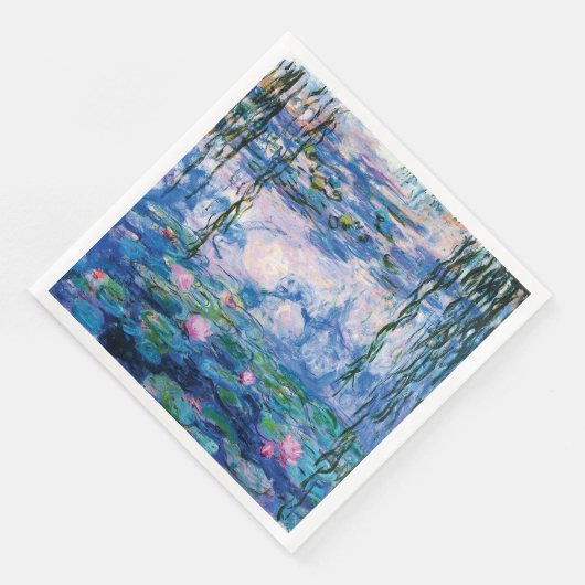 Serviette En Papier Water Lilies by Claude Monet (Coin)