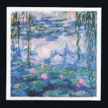 Serviette En Papier Water Lilies by Claude Monet<br><div class="desc">Water Lys par Claude Monet. S'il vous plaît visitez mon magasin pour un design plus intéressant et plus de choix de couleurs. => zazzle.com/iwheels*</div>