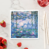 Serviette En Papier Water Lilies by Claude Monet (En situation)