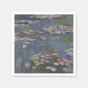Serviette En Papier Water Lilies by Claude Monet