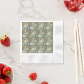 Serviette En Papier Water Lys Lily Art Nouveau Nature (En situation)