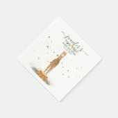 Serviette En Papier Watercolor Print Alpaca Baby (Coin)