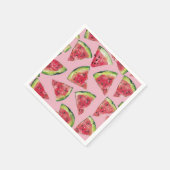 Serviette En Papier Watercolor Watermelon Party (Coin)