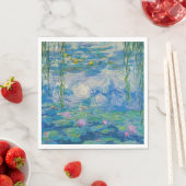 Serviette En Papier Waterlilies, 1916-1919 by Claude Monet (En situation)