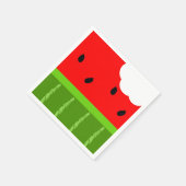 Serviette En Papier Watermelon Bite Napkin (Coin)