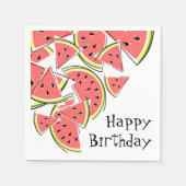 Serviette En Papier Watermelon Happy Anniversaire papier serviettes (Devant)