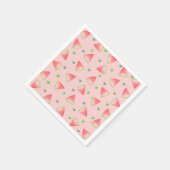 Serviette En Papier Watermelon Love Motif (Coin)