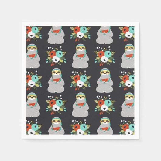 Serviette En Papier Watermelon Motif (Devant)