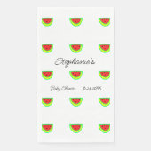 Serviette En Papier Watermelon Motif Baby shower Garçons Filles mignon (Devant)